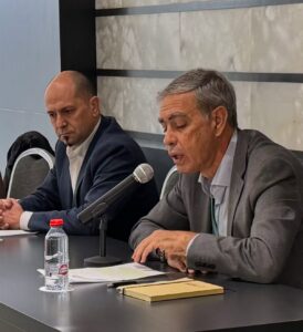 Inaguración del Meeting con la particpación de Òscar Arroyo director de la BNE